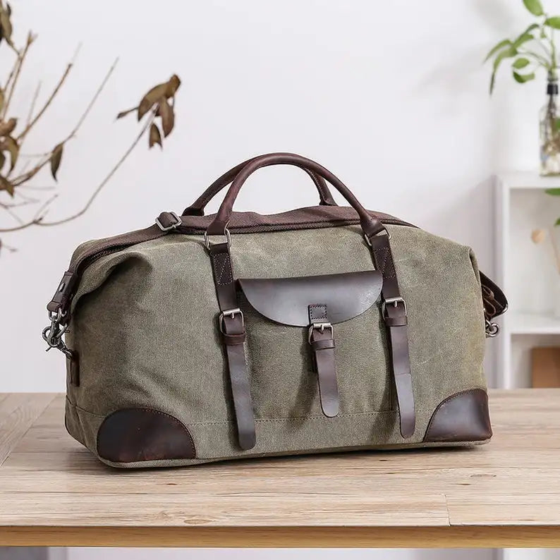 Large Canvas Duffel Bag