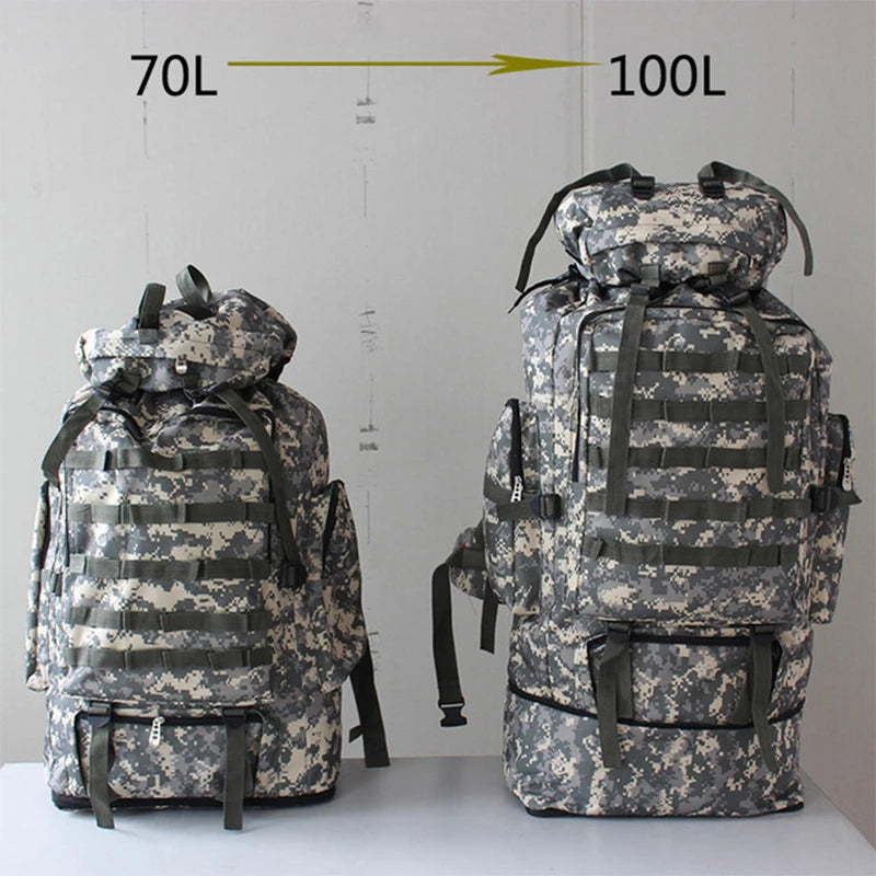 100L Waterproof Travel Backpack