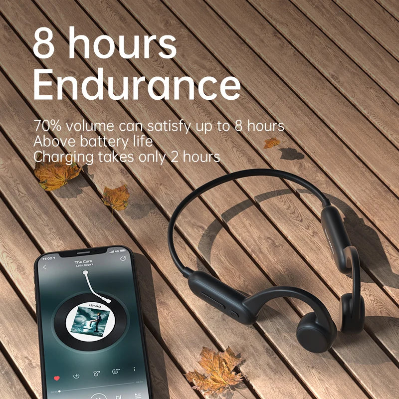 IPX8 Waterproof Bone Conduction Headphone