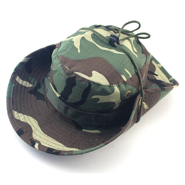 Wide Brim Bucket Hat