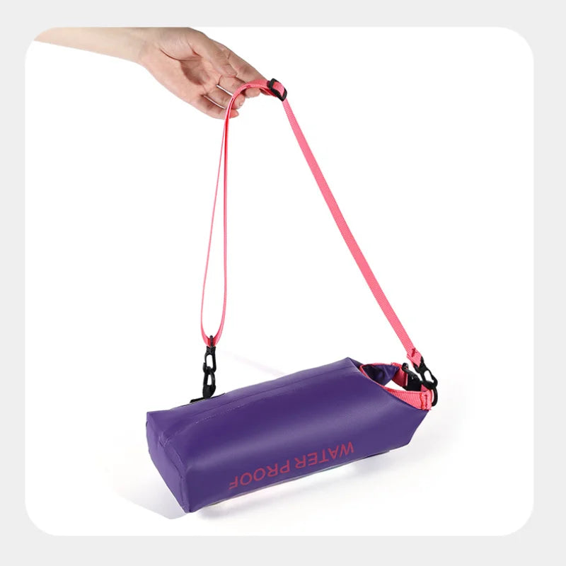 2L Swimming Waterproof Bag Outdoor Diving Compression Storage Bag PVC Pack Dry Mobile Phone Touch Screen Underwater Shoulder Bag