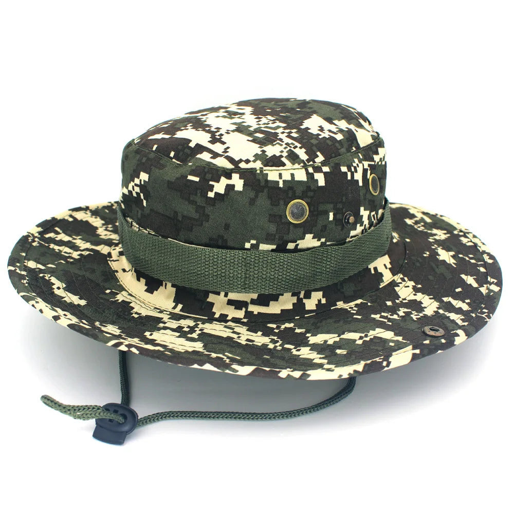 Wide Brim Bucket Hat