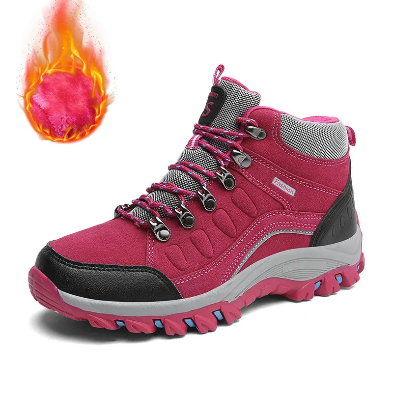 Pink hiking shoes on sale